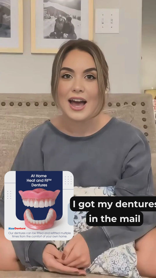 Heat and Fit™ NowDenture™ – Immediate Dentures by Mail – Ready to Use in Minutes!